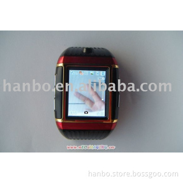 hr-w6608 waterproof watch cell phone quad-band reasonable price